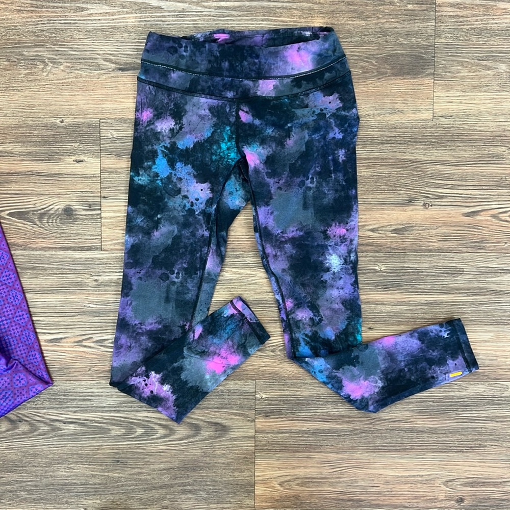 Pink Black Purple Yoga pants